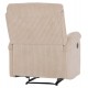 Πολυθρόνα relax "DIONI" από ύφασμα ριγέ σε χρώμα μπεζ 81x94x97