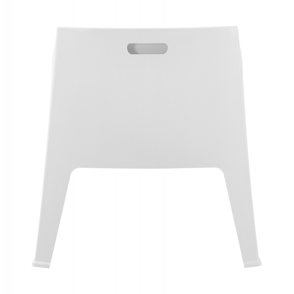 Σετ lounge εξωτερικού χώρου "SLEEK" 4τμχ από pp σε χρώμα λευκό 99x59.5x39.5