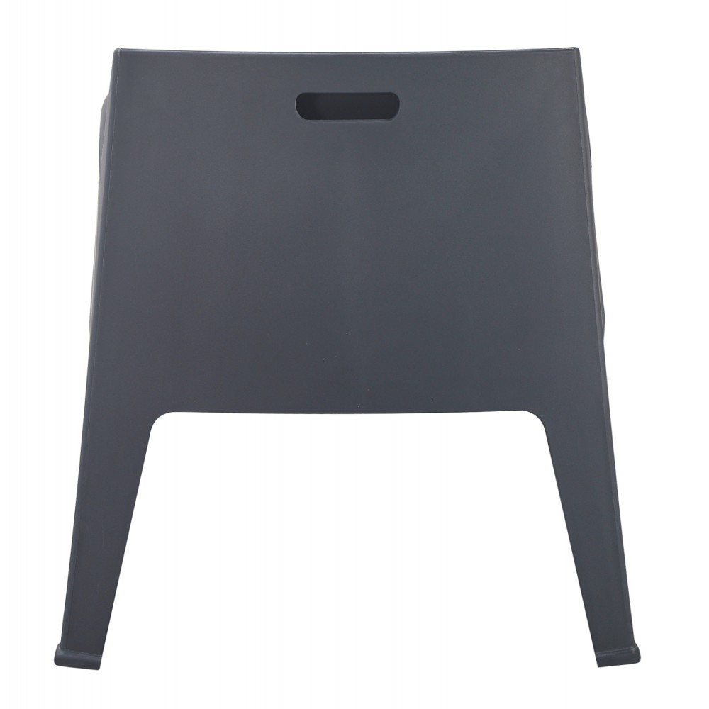 Σετ lounge εξωτερικού χώρου "SLEEK" 3τμχ από pp σε χρώμα γκρι 49.5x49.5x40