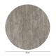 Επιφάνεια τραπεζιού στρογγυλή απο HPL σε χρώμα concrete Φ60