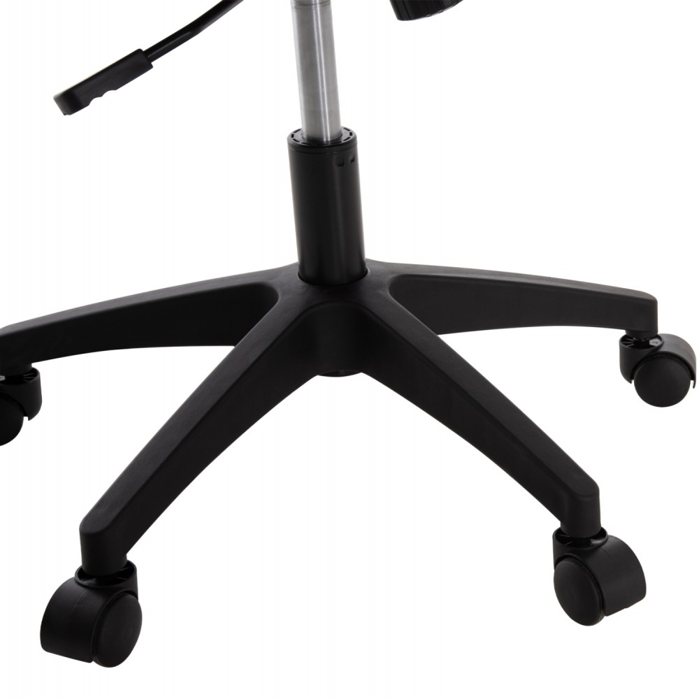 Καρέκλα γραφείου "BLAZER" από mesh ύφασμα σε χρώμα γκρι/μαύρο 60x58x110/130