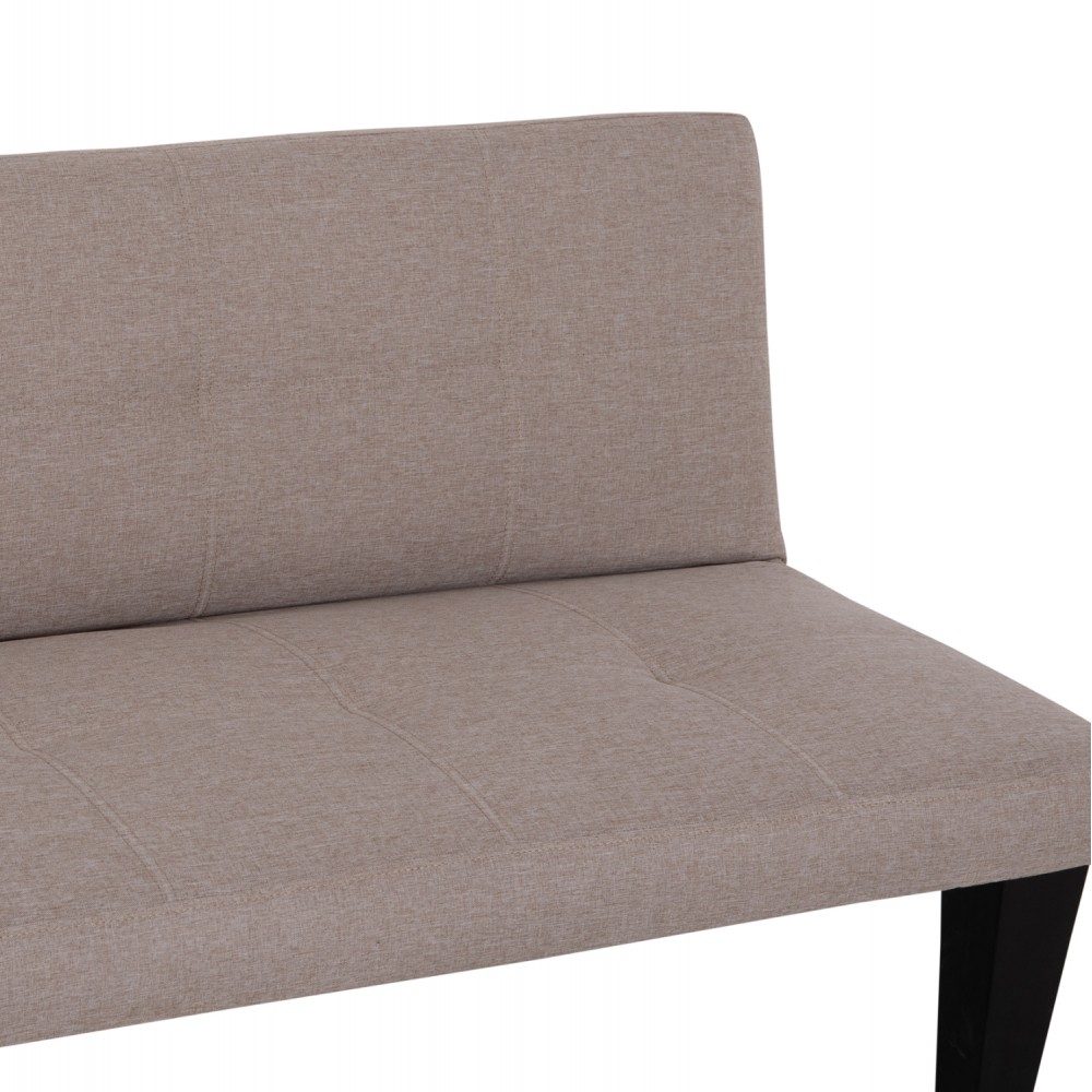 Καναπές-κρεβάτι "KORO" 3θέσιος απο PU δέρμα σε χρώμα μπεζ 165x75x64