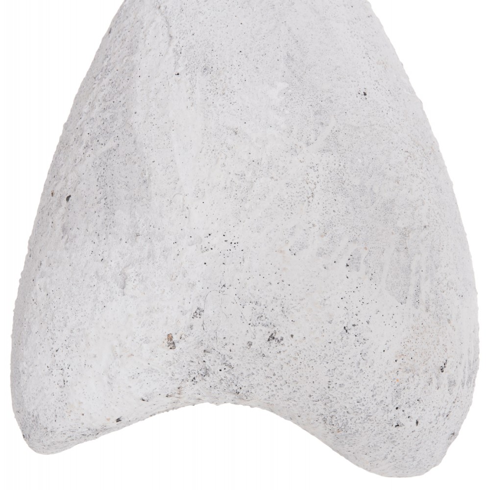 Φωτιστικό οροφής "STONER" απο ρητίνη σε χρώμα λευκό 37x30x45