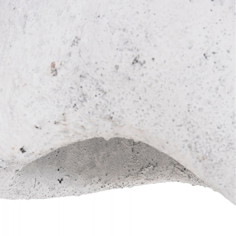 Φωτιστικό οροφής "STONER" απο ρητίνη σε χρώμα λευκό 37x30x45