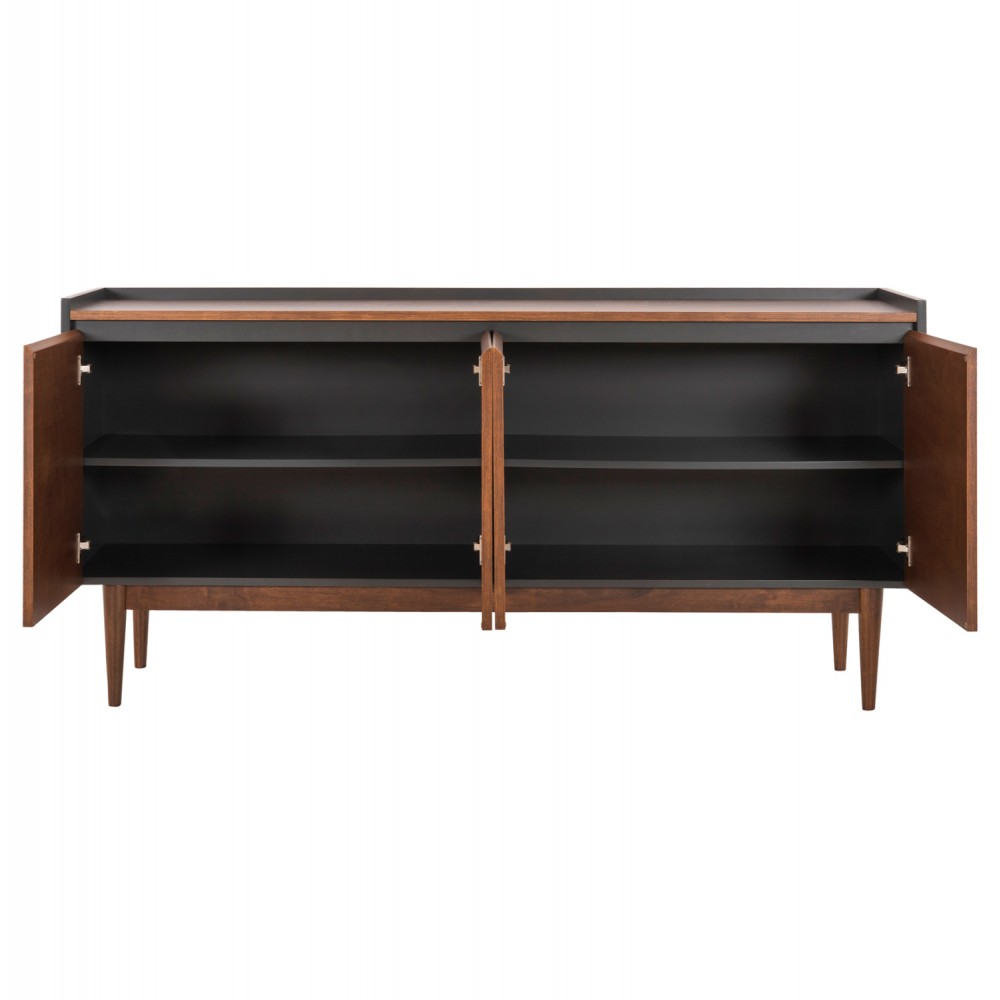 Σετ μπουφές και έπιπλο τηλεόρασης "ΒEEN" απο MDF με καπλαμά καρυδιάς