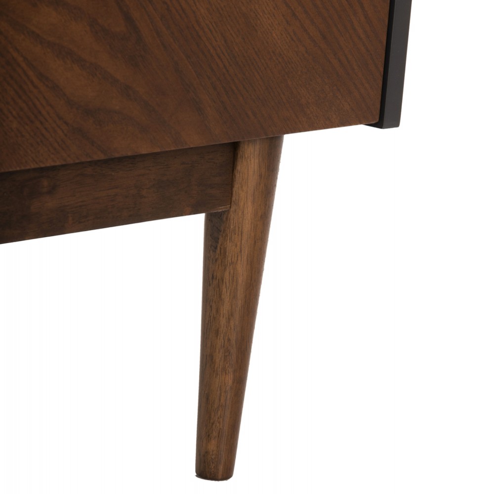 Σετ μπουφές και έπιπλο τηλεόρασης "ΒEEN" απο MDF με καπλαμά καρυδιάς