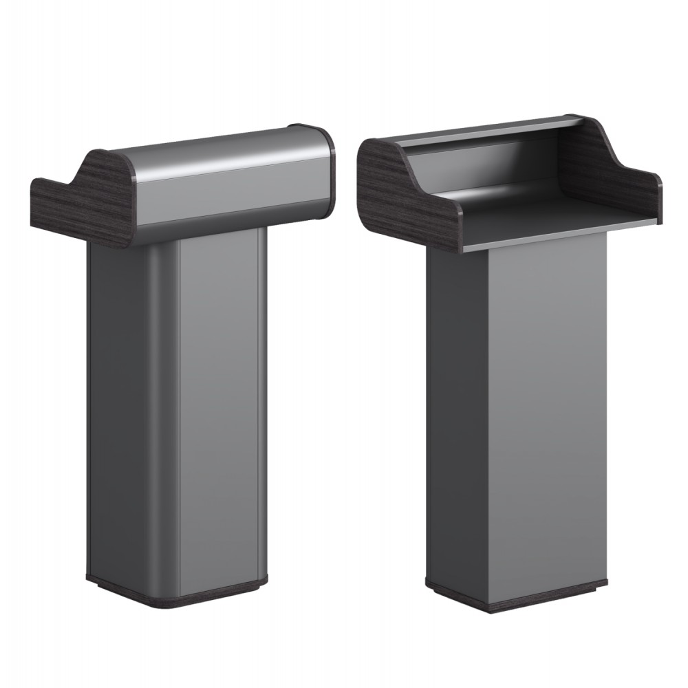 Αναλόγιο ομιλητή "SPEEKER" σε γκρι χρώμα 60x40x108