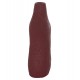 Διακοσμητικό βάζο "DECANT" από τρακότα σε χρώμα βυσσινί 17x6.5x20