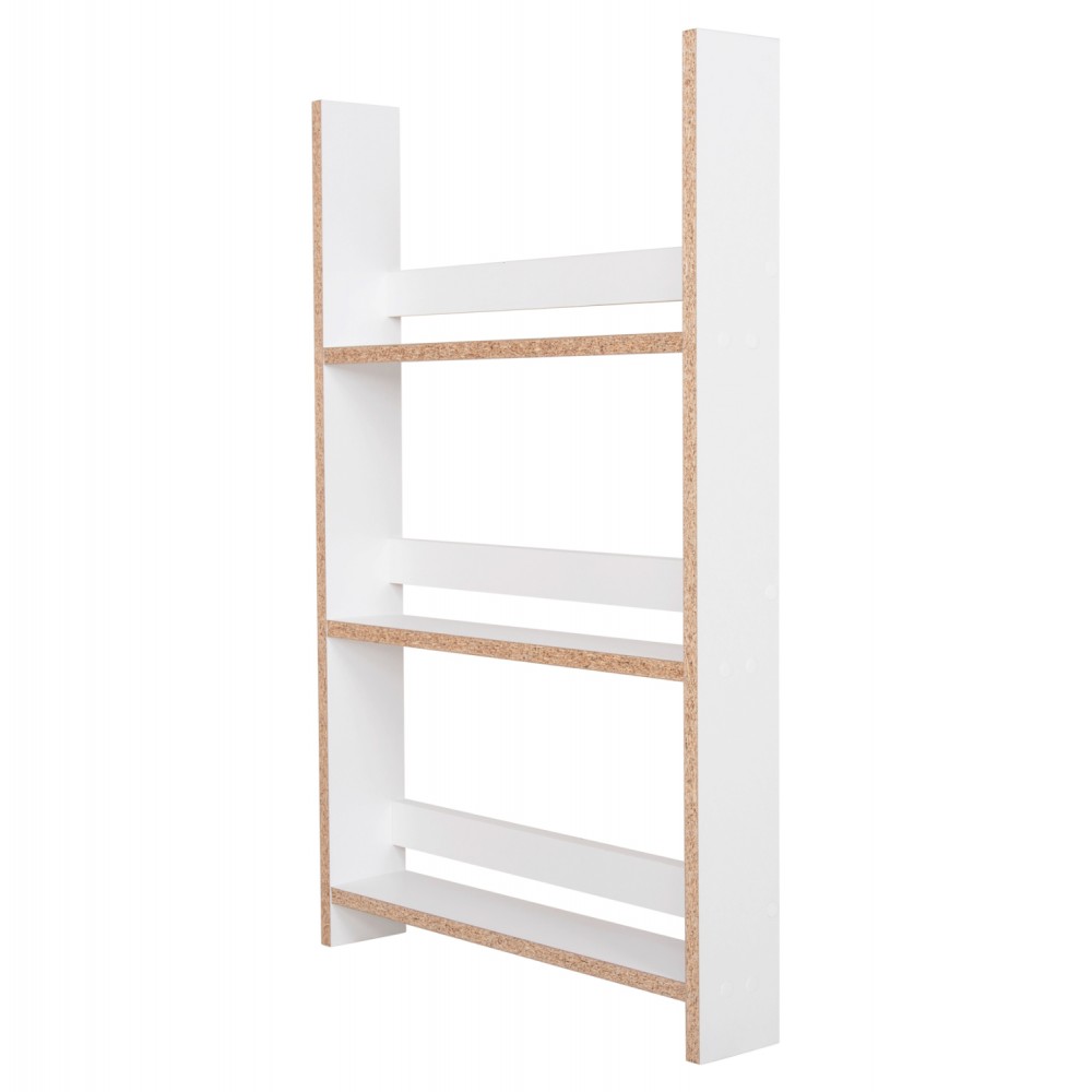 Ραφιέρα τοίχου "SANI" απο MDF σε λευκό χρώμα 60x10x90