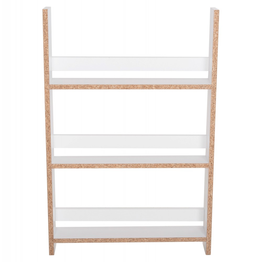 Ραφιέρα τοίχου "SANI" απο MDF σε λευκό χρώμα 60x10x90