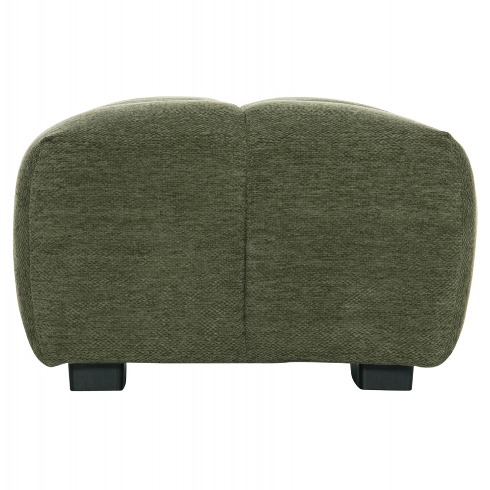 Ταμπουρέ Υποπόδιο "COVEN" απο ύφασμα σε χρώμα πράσινο 100x65x37