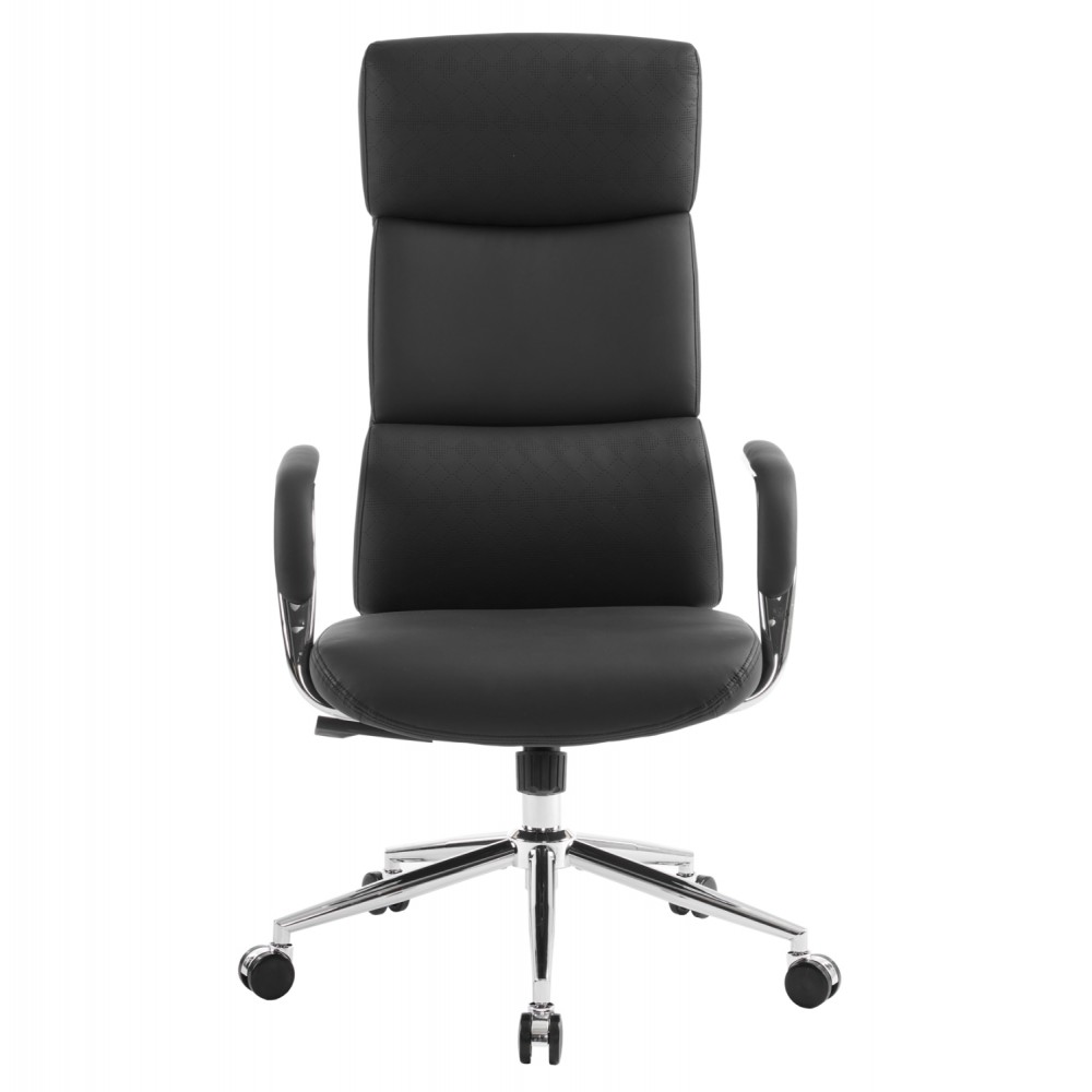 Καρέκλα γραφείου "MEITE" απο μέταλλο/PU σε χρώμα μαύρο 66x71x127