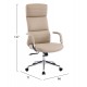 Καρέκλα γραφείου "MEITE" απο μέταλλο/PU σε χρώμα μπεζ 66x71x127