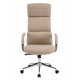 Καρέκλα γραφείου "MEITE" απο μέταλλο/PU σε χρώμα μπεζ 66x71x127