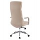 Καρέκλα γραφείου "MEITE" απο μέταλλο/PU σε χρώμα μπεζ 66x71x127