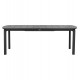 Tραπέζι επεκτεινόμενο "SYMPO" από αλουμίνιο σε χρώμα γκρι 220/300x100x75