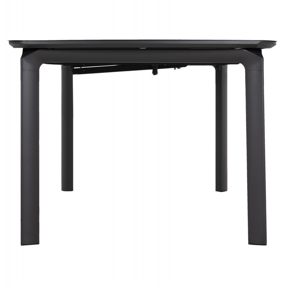 Tραπέζι επεκτεινόμενο "SYMPO" από αλουμίνιο σε χρώμα γκρι 220/300x100x75