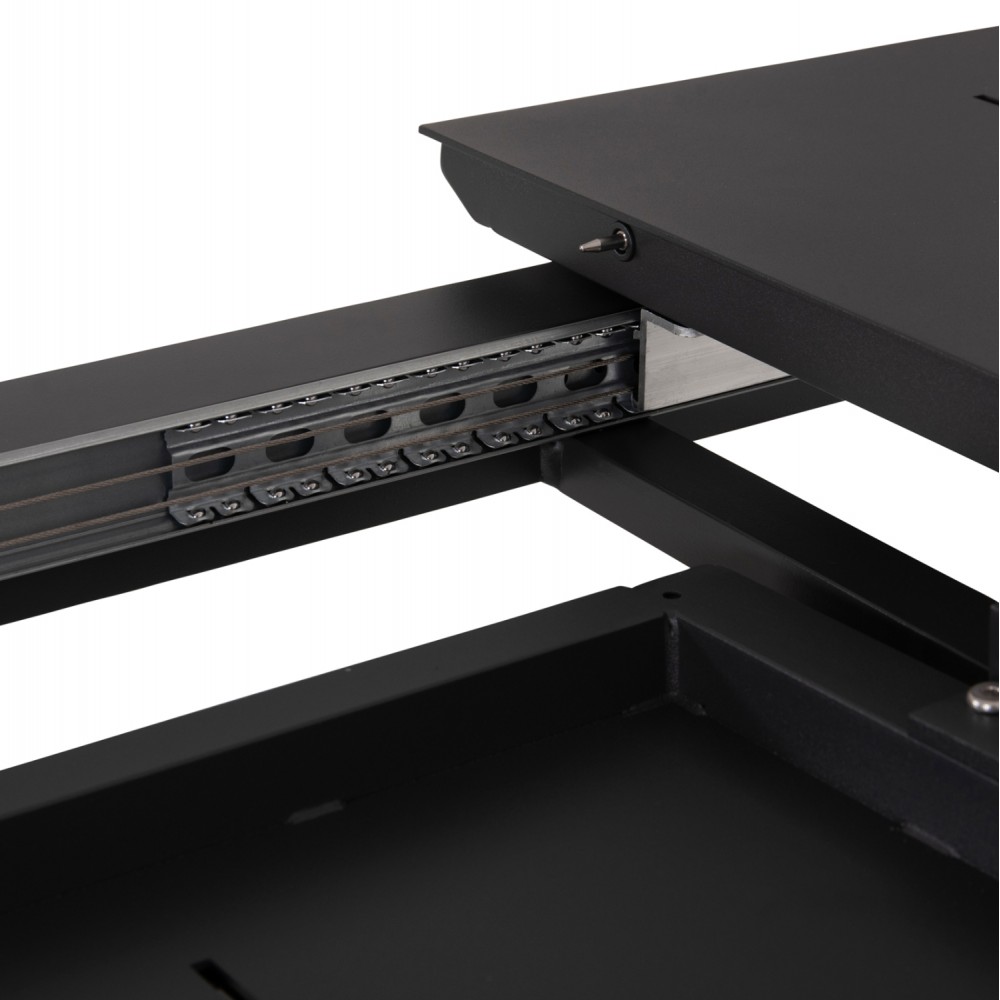 Tραπέζι επεκτεινόμενο "SYMPO" από αλουμίνιο σε χρώμα γκρι 220/300x100x75