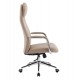 Καρέκλα γραφείου "SONTY" απο μέταλλο/PU σε χρώμα μπεζ 67x68x125