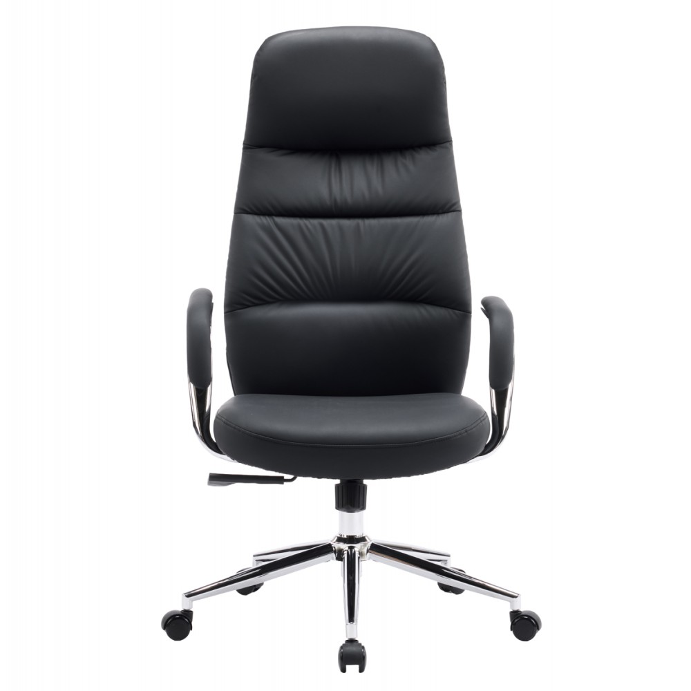 Kαρέκλα γραφείου "TEETER" απο PU/μέταλλο σε χρώμα μαύρο 67x66x121