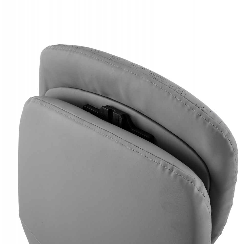 Kαρέκλα γραφείου "TEETER" απο PU/μέταλλο σε χρώμα γκρι 67x66x121