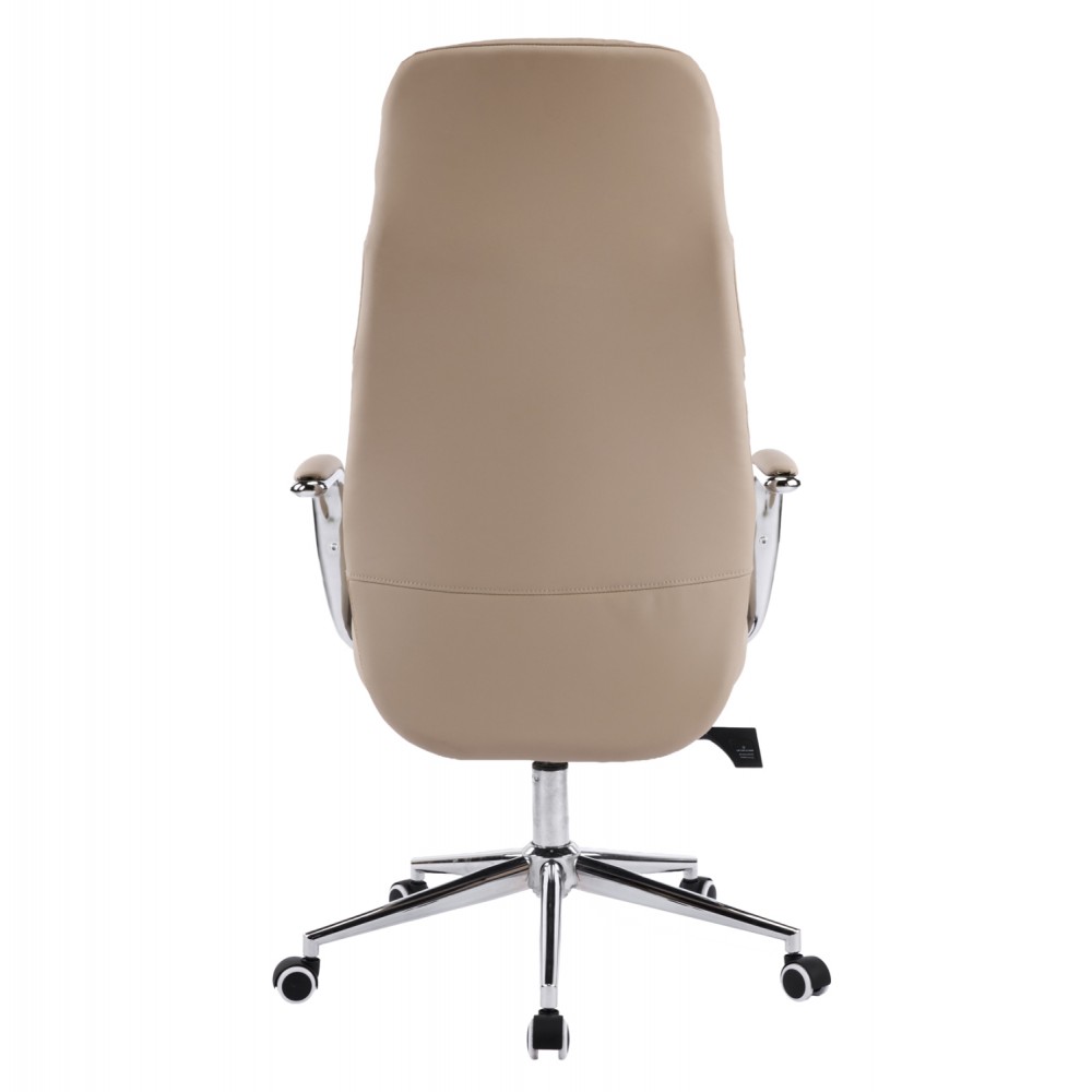 Kαρέκλα γραφείου "TEETER" απο PU/μέταλλο σε χρώμα μπεζ 67x66x121