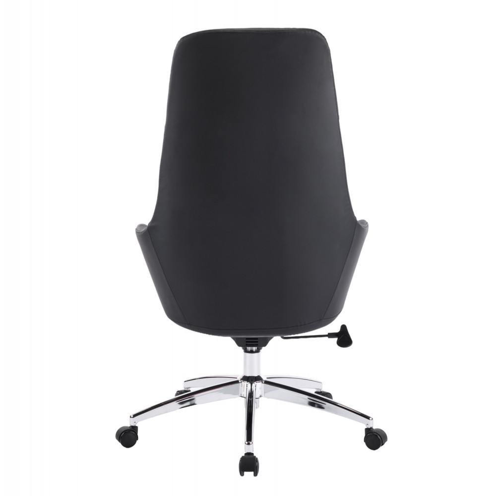 Καρέκλα γραφείου "BEKKER" απο PU/μέταλλο σε χρώμα μαύρο 67x67x126