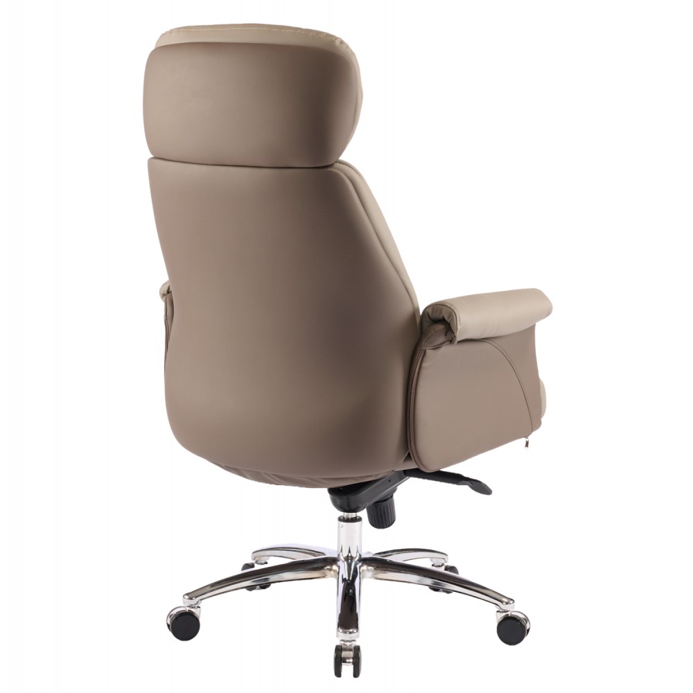 Καρέκλα γραφείου "TOMLIN" απο PU/μεταλλό σε χρώμα μπεζ 72x74x128