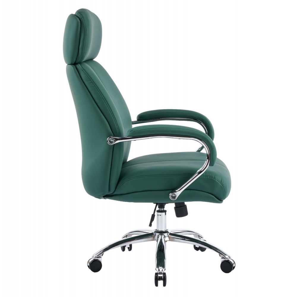 Καρέκλα γραφείου "TOREN" απο PU/μέταλλο σε χρώμα πράσινο 66x74x128