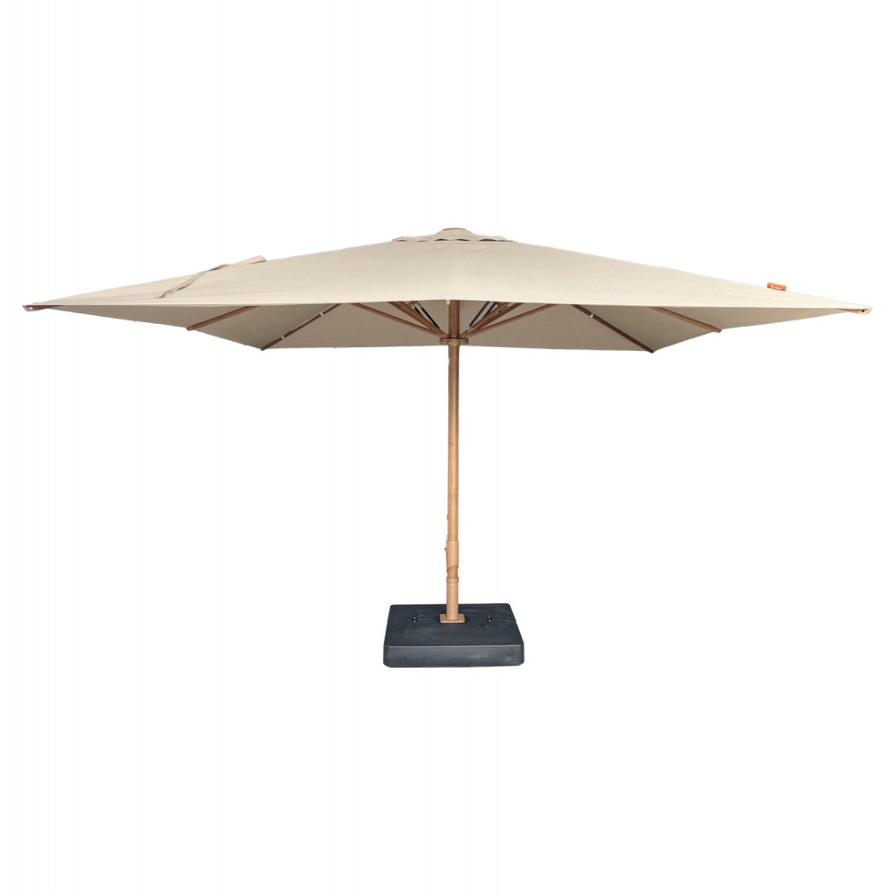 Ομπρέλα Εξωτερικού Χώρου "GLADELL" απο αλουμίνιο/μέταλλο σε χρώμα μπεζ 4x4x3,73