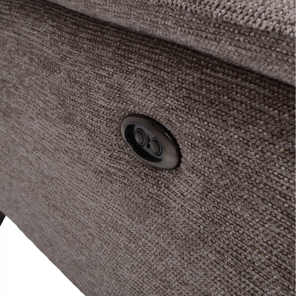 Καναπές με δεξιά γωνία "RESTRO" απο ύφασμα σε χρώμα μπεζ 284x224x76