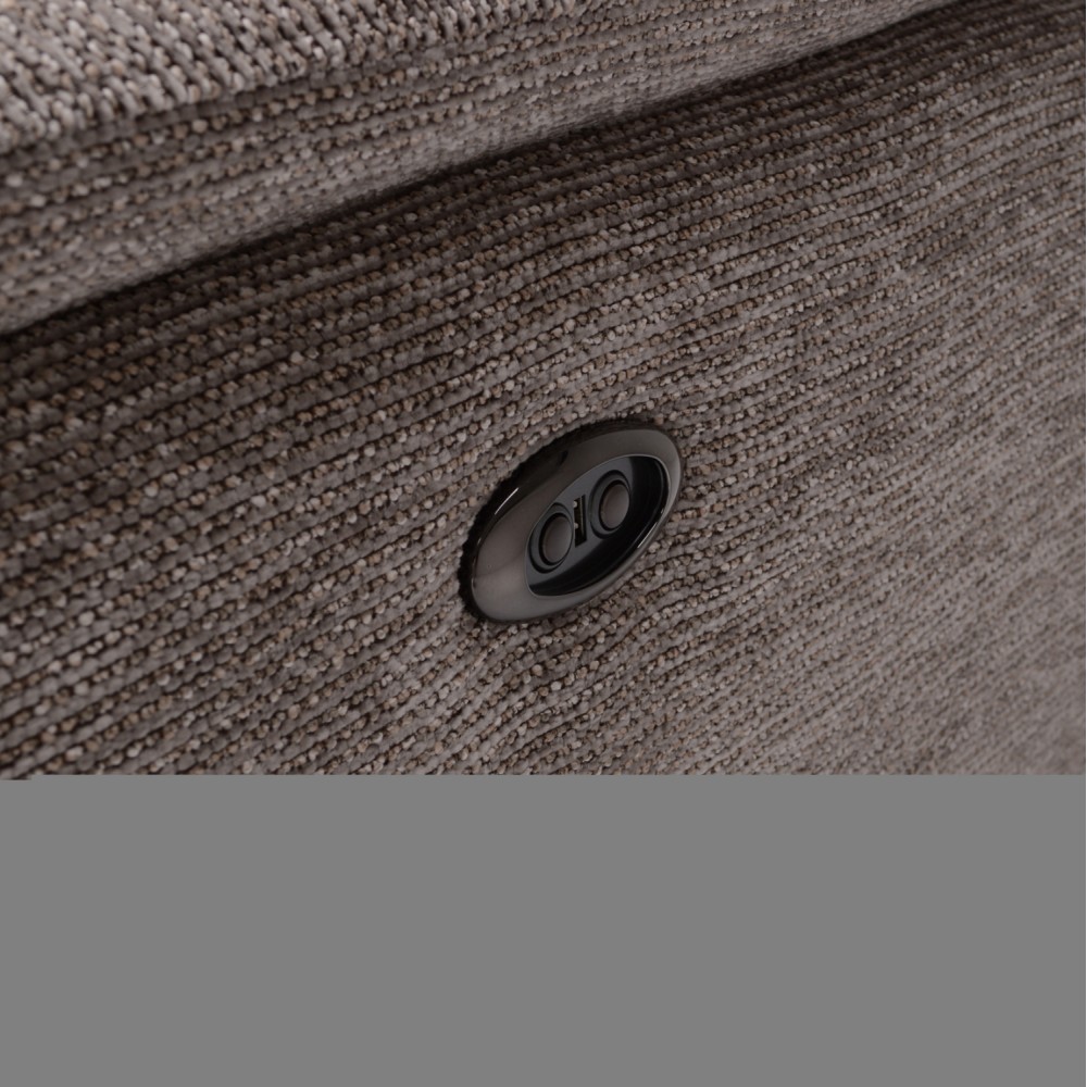 Καναπές με αριστερή γωνία "RESTRO" απο ύφασμα σε χρώμα μπεζ 284x224x76