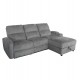 Καναπές με δεξιά γωνία "SYNTHIA" απο ύφασμα σε χρώμα γκρι 246x159x97