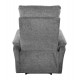 Πολυθρόνα relax "SYNTHIA" απο ύφασμα σε χρώμα γκρι 75x87x102