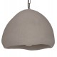 Φωτιστικό οροφής μονόφωτο "JAYLEN" απο fiber cement σε χρώμα γκρι 44x39x30
