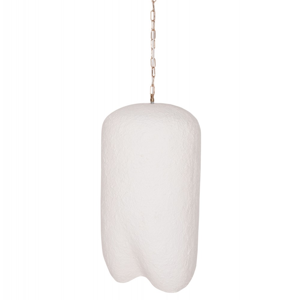 Φωτιστικό οροφής "LOGKY" απο fiber cement σε χρώμα λευκό 35x35x67