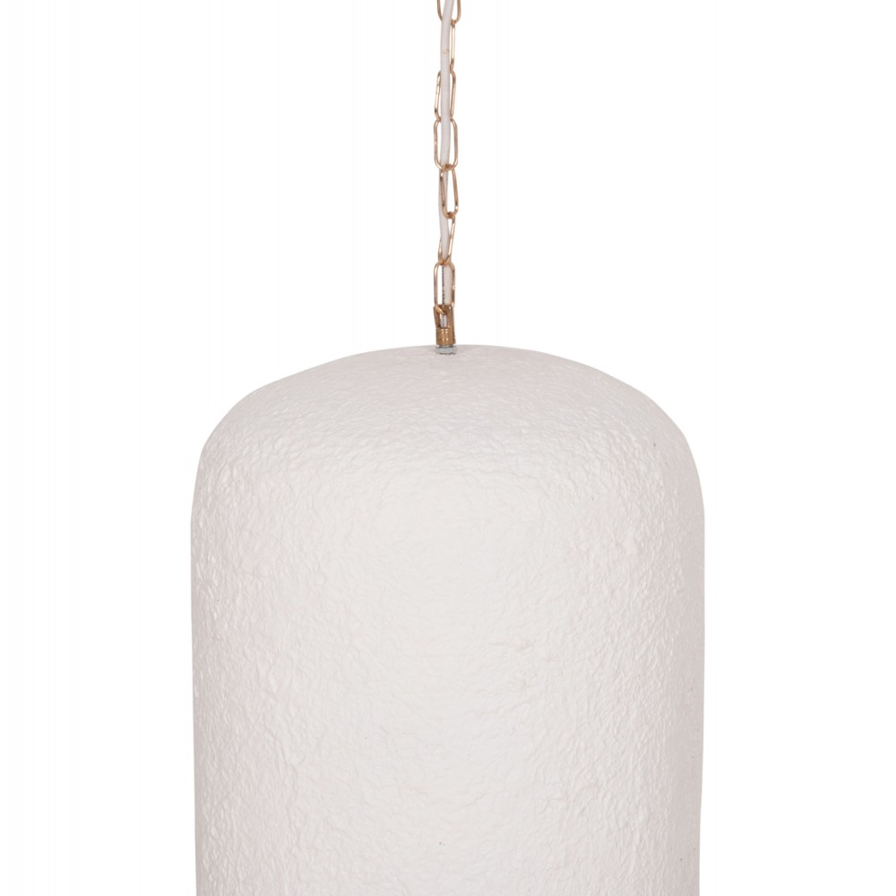 Φωτιστικό οροφής "LOGKY" απο fiber cement σε χρώμα λευκό 35x35x67