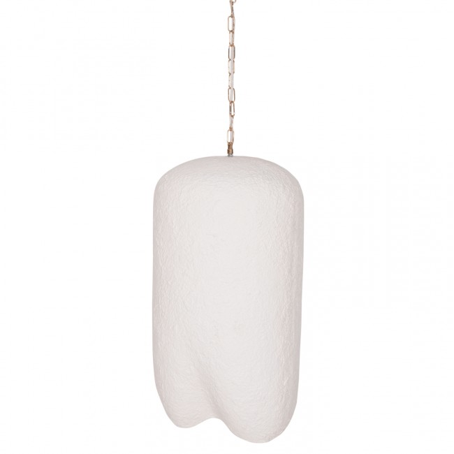 Φωτιστικό οροφής "LOGKY" απο fiber cement σε χρώμα λευκό 35x35x67