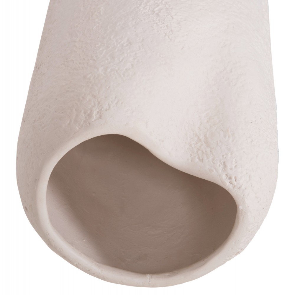 Φωτιστικό οροφής "LOGKY" από fiber cement σε λευκό χρώμα Φ24x47