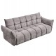 Καναπές κρεβάτι "MELU" απο ύφασμα σε γκρι χρώμα 240-250x90x85