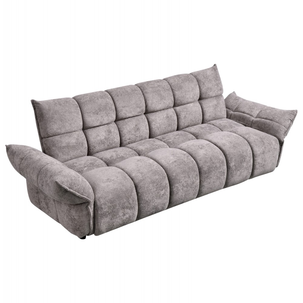 Καναπές κρεβάτι "MELU" απο ύφασμα σε γκρι χρώμα 240-250x90x85