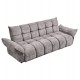 Καναπές κρεβάτι "MELU" απο ύφασμα σε γκρι χρώμα 240-250x90x85