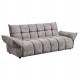 Καναπές κρεβάτι "MELU" απο ύφασμα σε γκρι χρώμα 240-250x90x85