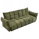 Καναπές κρεβάτι "MELU" απο ύφασμα σε πράσινο χρώμα 240-250x90x85