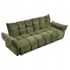Καναπές κρεβάτι "MELU" απο ύφασμα σε πράσινο χρώμα 240-250x90x85