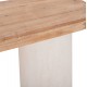 Κονσόλα "SANTORINI" απο ξύλο/mdf σε φυσικό/υπόλευκο 150x35x82