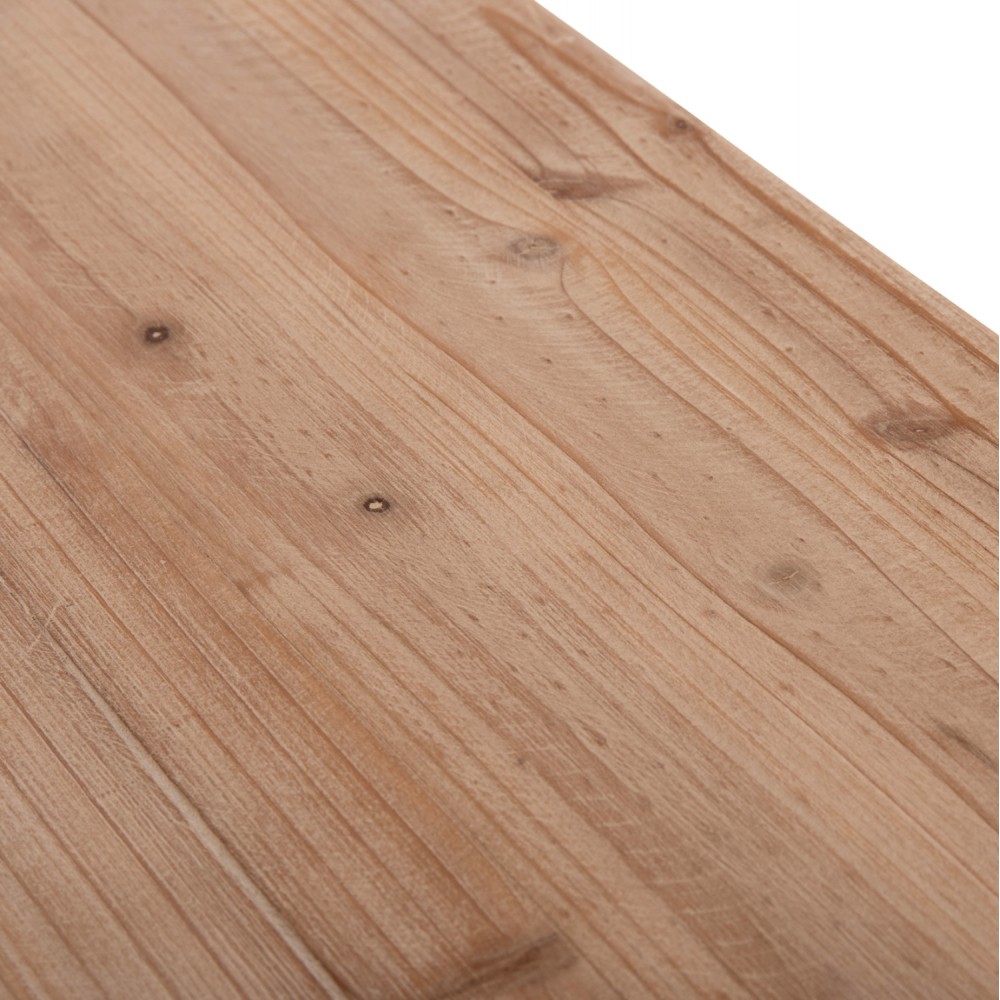 Κονσόλα "SANTORINI" απο ξύλο/mdf σε φυσικό/υπόλευκο 150x35x82