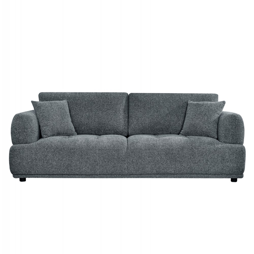 Καναπές τριθέσιος "STRUCTO" απο ύφασμα σε χρώμα γκρι 227x94x88