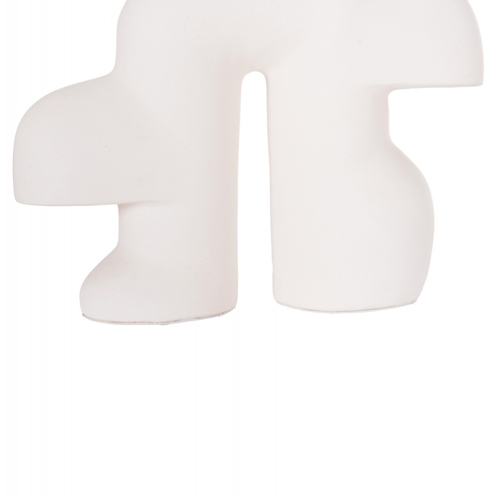 Επιτραπέζιο φωτιστικό "ELBAR" απο fiber cement σε λευκό χρώμα 44x12x50