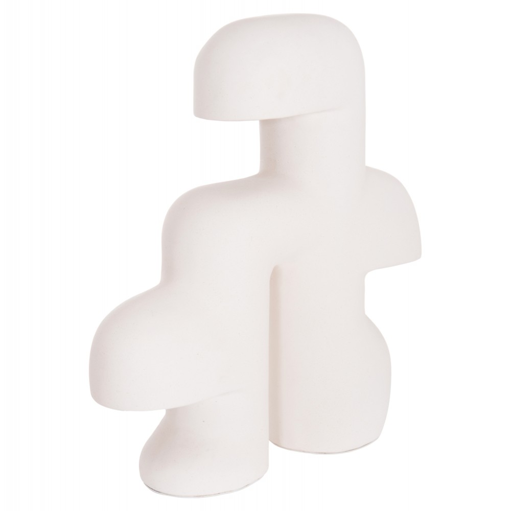 Επιτραπέζιο φωτιστικό "ELBAR" απο fiber cement σε λευκό χρώμα 44x12x50